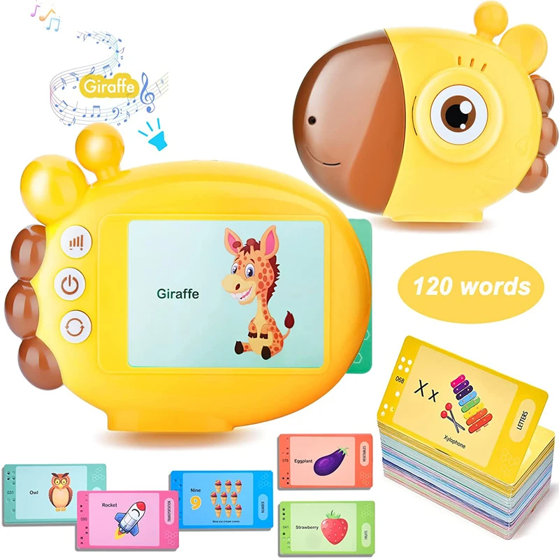 Kids Educational Games Learn English - Zürafa Flash Kart Okuyucu Sight Kelimeler