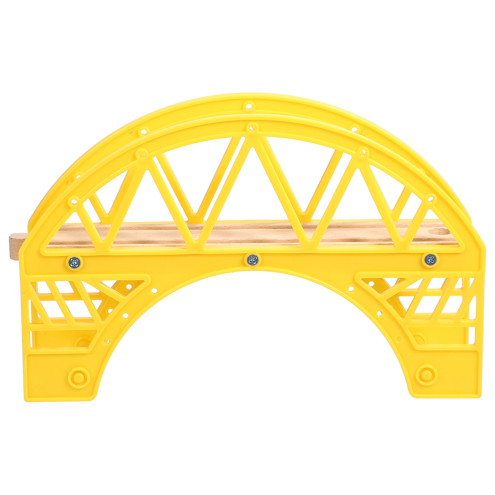 Kids Education Design - Ahşap Tren Rayı Köprü Kemer Tasarımı