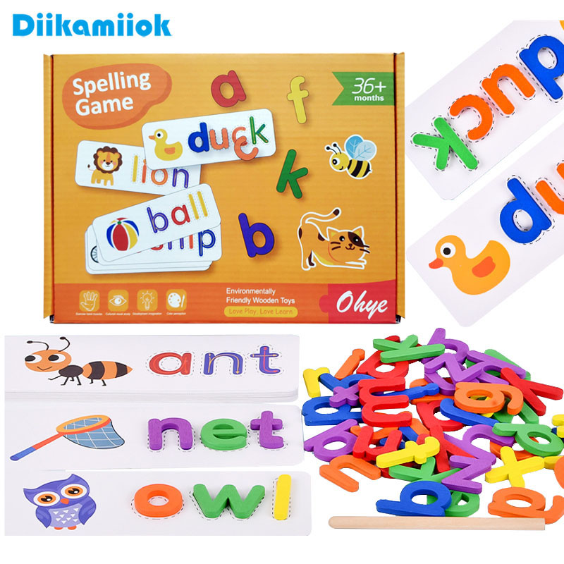 Kids Educational Games Learn English - 52 adet İngilizce Alfabe Yazım Kelime