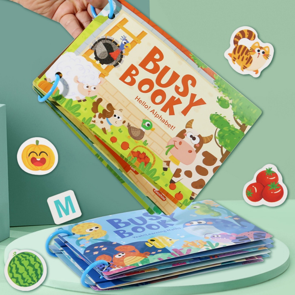 Kids Educational Games Learn English - Çocuklar için Meşgul Kitap Etiketleri Sessiz