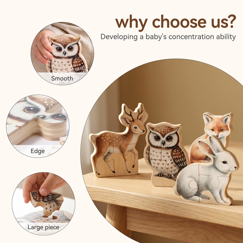 Kids Educational Box - Montessori Eğitici Oyuncaklar Ahşap El Kavrama