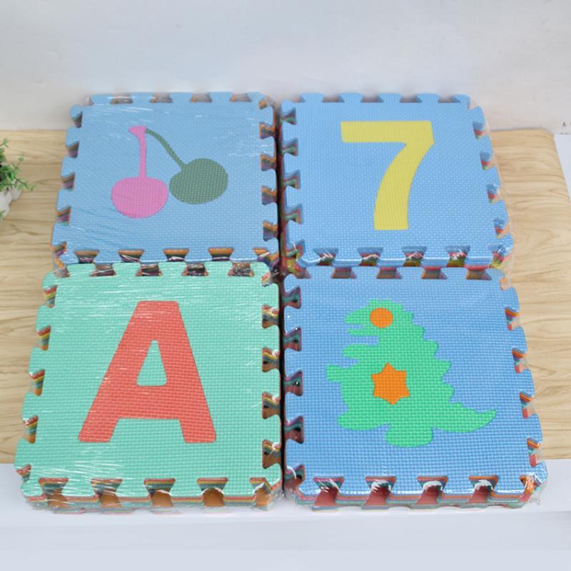Kids Education Alphabet Numbers - Toksik Olmayan PE Köpük Oyun Matı