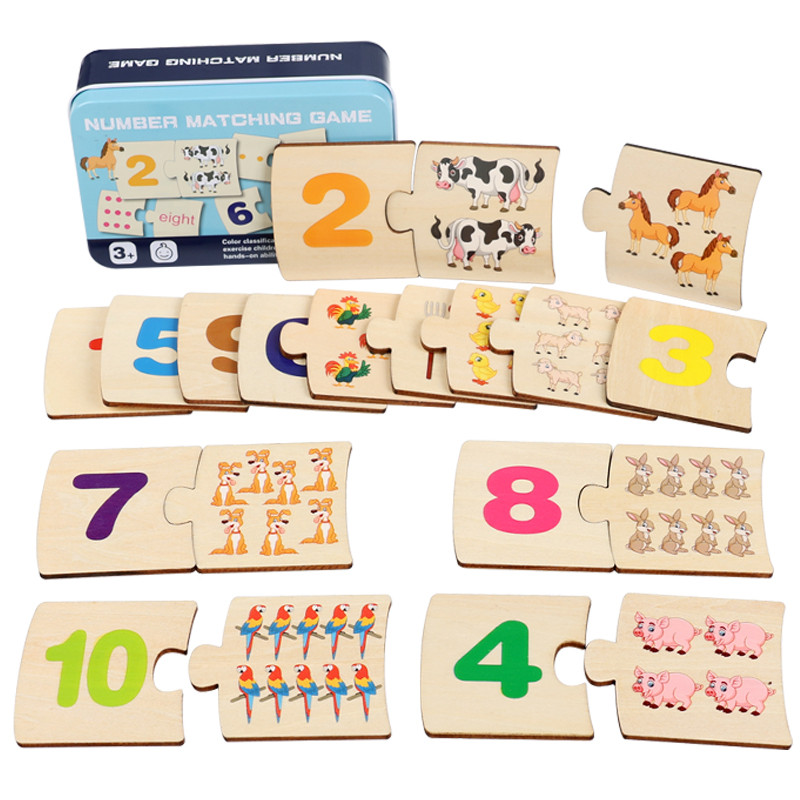 Kids Educational Box - Çocuklar İçin Demir Kutu Numaralı Aydınlatıcı