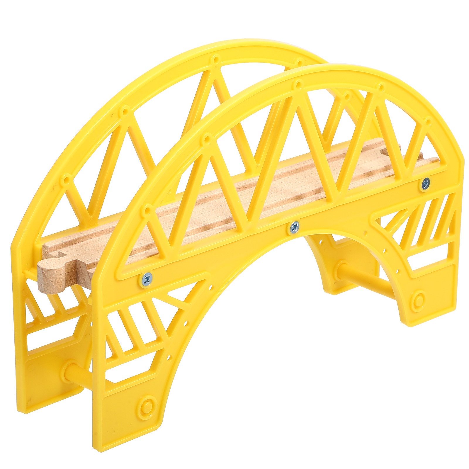 Kids Education Design - Ahşap Tren Rayı Köprü Kemer Tasarımı