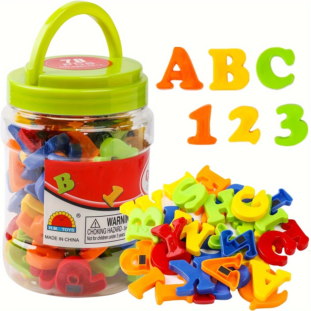 78 Parça Manyetik Harf Sayı Al - Kids Education Alphabet Numbers incelemesi ve fiyatı