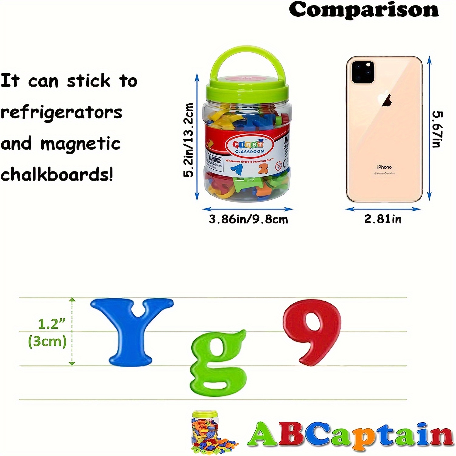78 Parça Manyetik Harf Sayı Al - Kids Education Alphabet Numbers incelemesi ve fiyatı