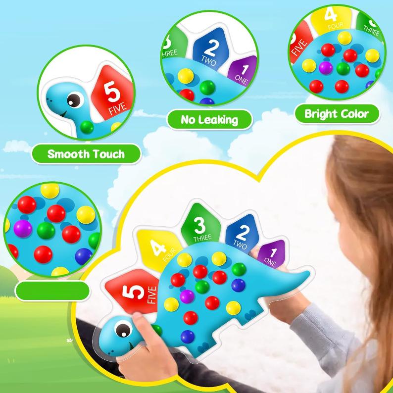 Dinozor Sıralama Oyuncak Renk  - Kids Education Design incelemesi ve fiyatı