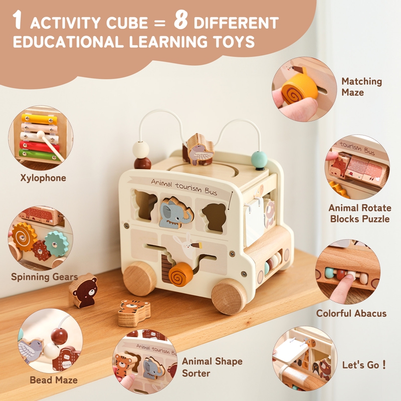 Montessori Ahşap Çocuk Oyuncak - Kids Educational Box incelemesi ve fiyatı