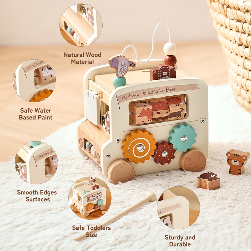 Montessori Ahşap Çocuk Oyuncak - Kids Educational Box incelemesi ve fiyatı