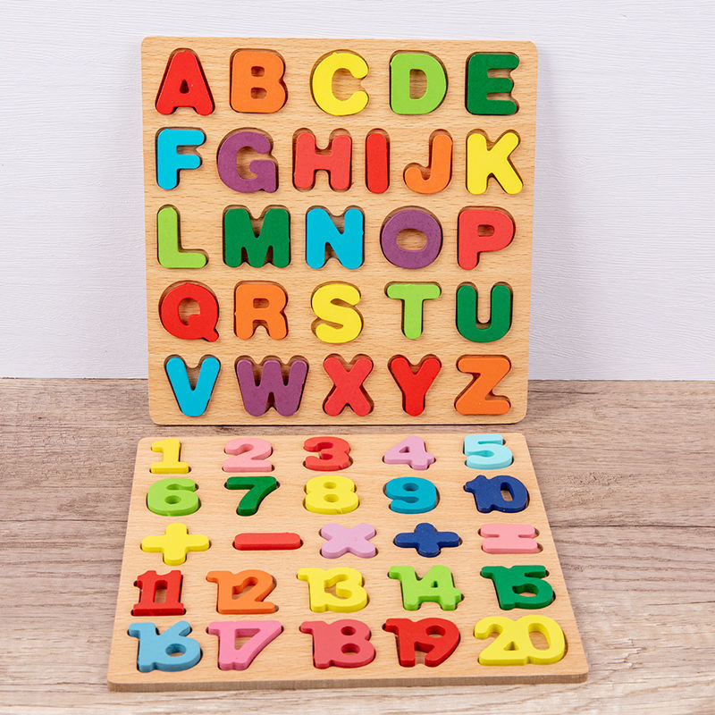Ahşap Alfabe Bulmaca Tahtası N - Kids Education Alphabet Numbers incelemesi ve fiyatı