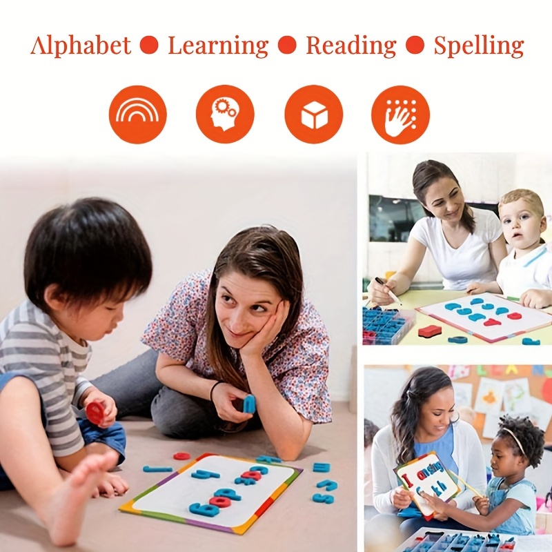 Kırmızı ve Mavi İngilizce Mekt - Kids Education Alphabet Numbers incelemesi ve fiyatı
