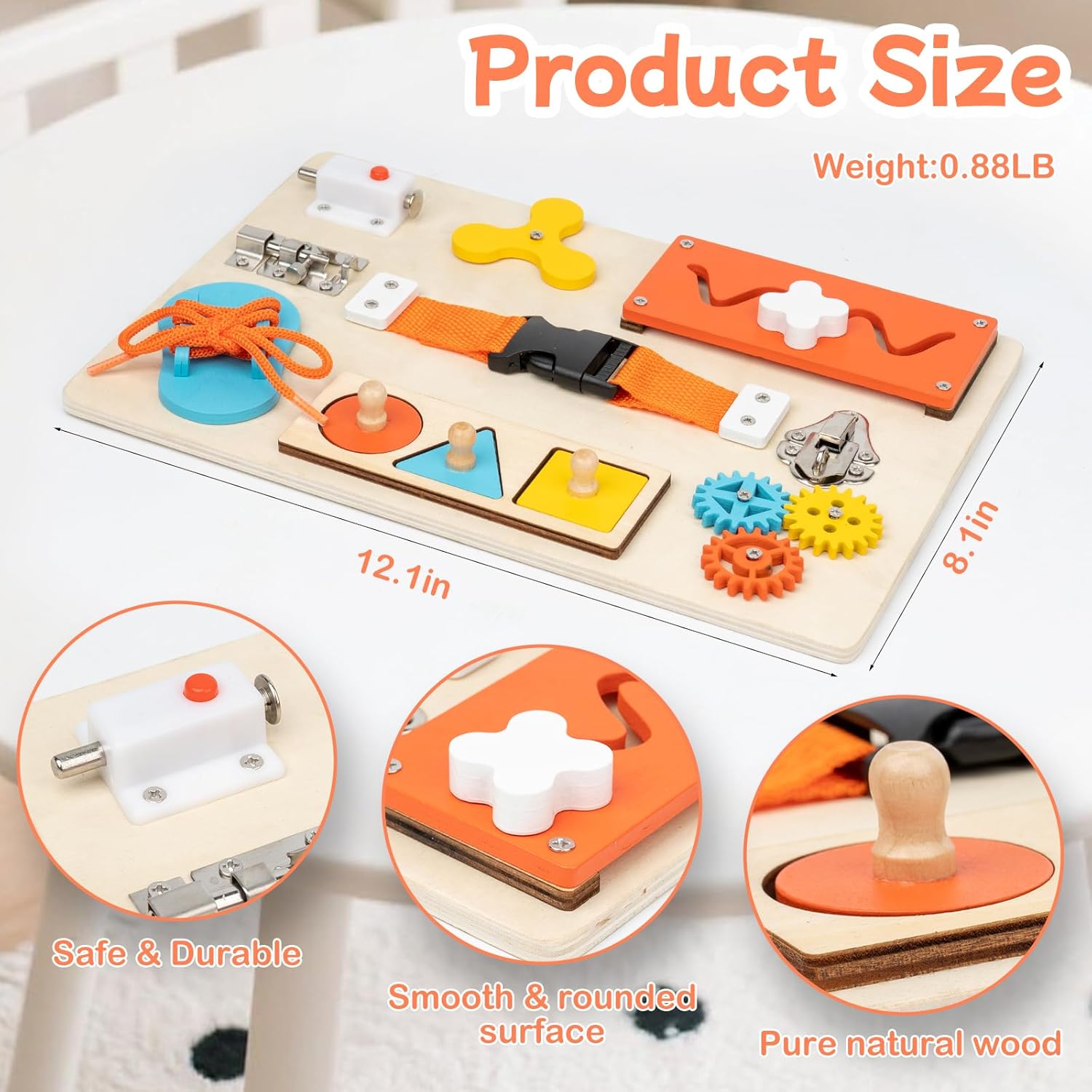 Montessori Etkinlik Panosu, Yü - Kids Educational Box incelemesi ve fiyatı
