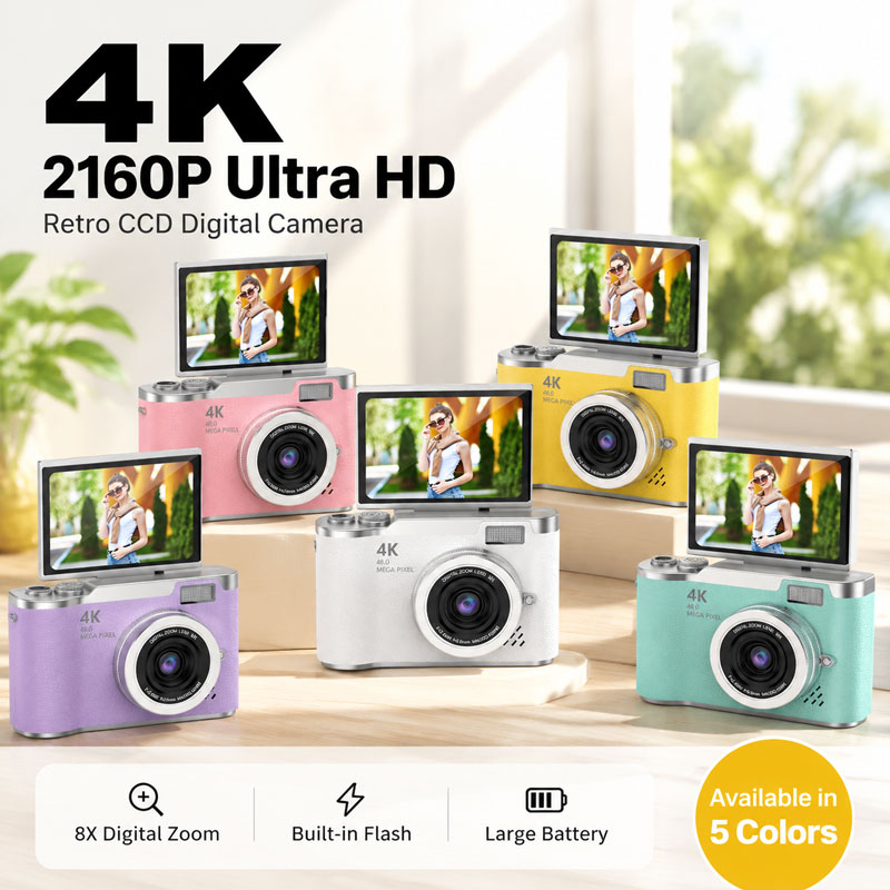 Dijital Kamera 8X Dijital Zoom - Kids Educational Videos incelemesi ve fiyatı