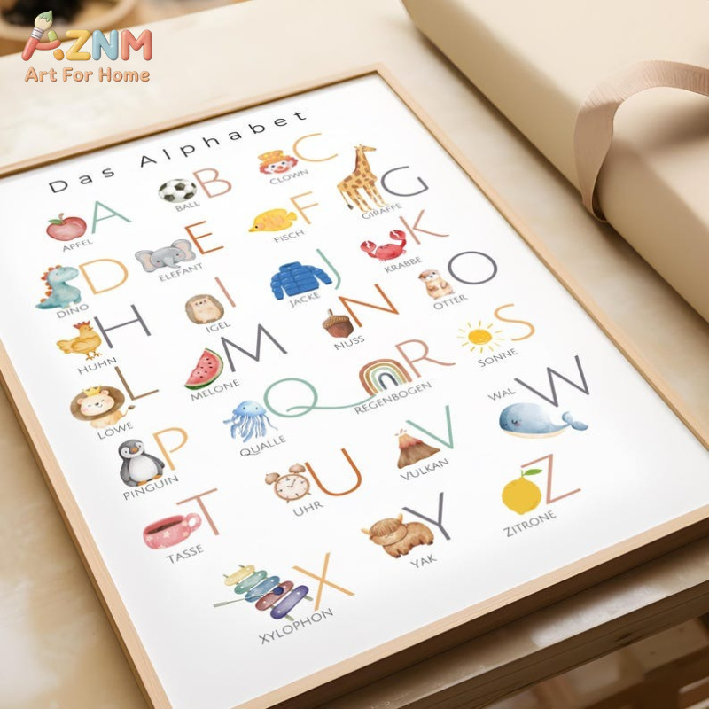AZNM Alman Alfabesi Sayıları K - Kids Education Alphabet Numbers incelemesi ve fiyatı