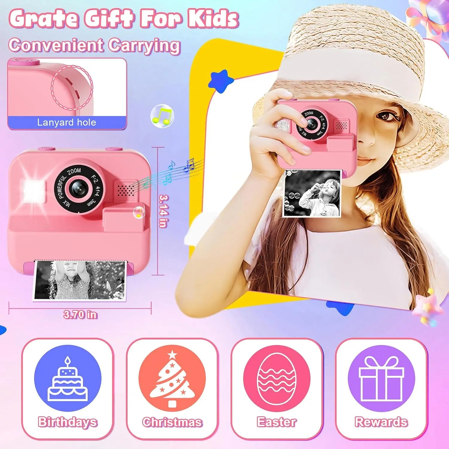 NewInstant Baskı Kamerası 32G  - Kids Educational Videos incelemesi ve fiyatı