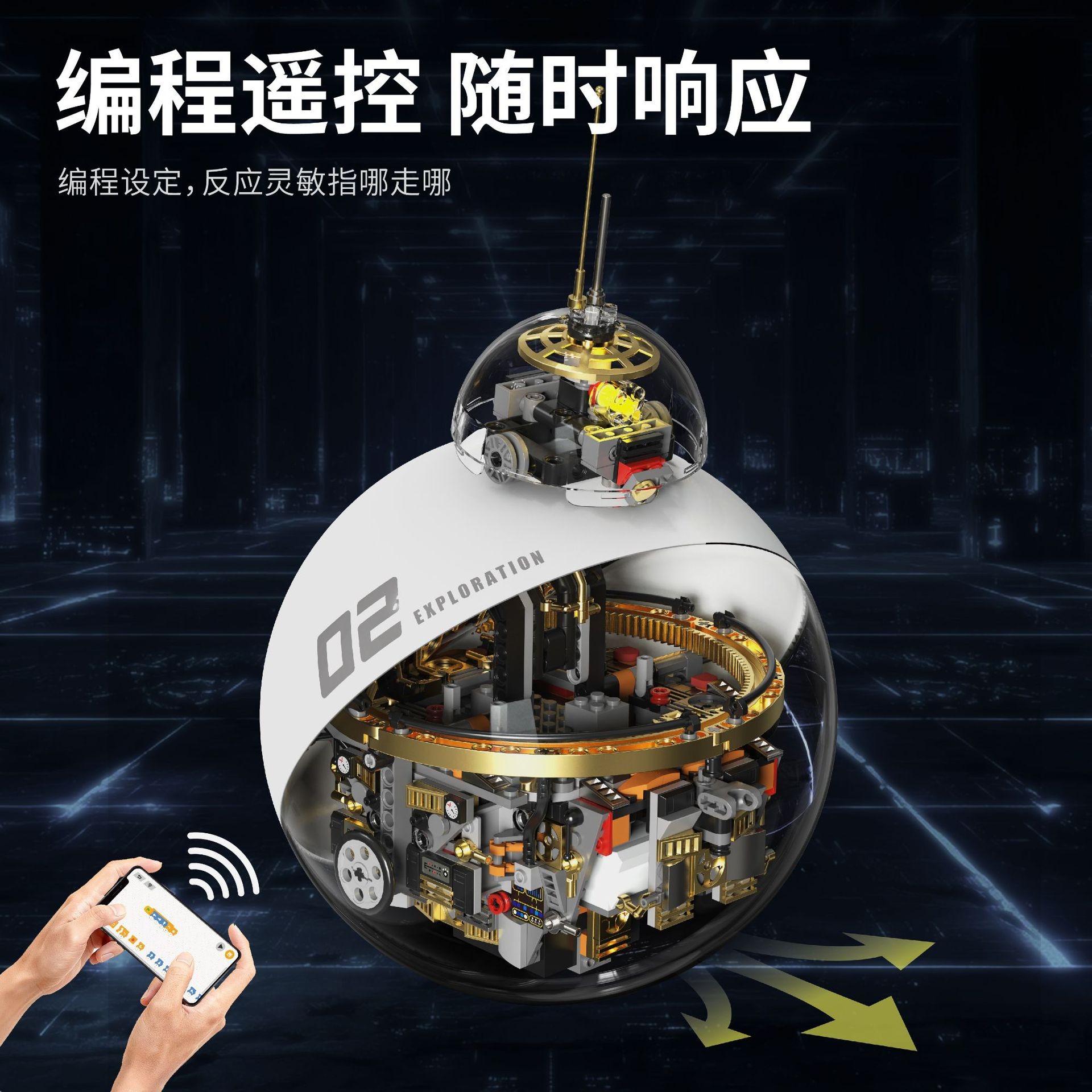 761PCS T1118 Bilim Kurgu Kodlu - Coding Robot Toy incelemesi ve fiyatı