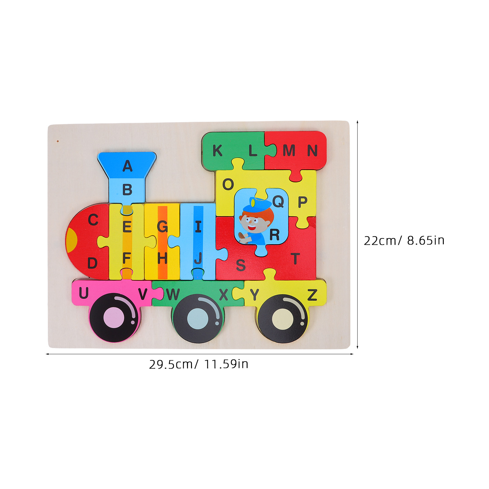 1 Set Ahşap Abc Tren Bulmacası - Abc Kids Early Education incelemesi ve fiyatı