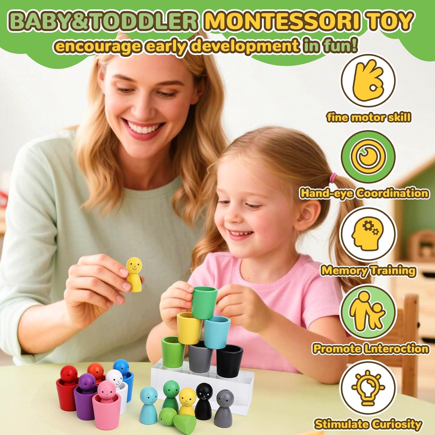 Montessori Renk Sıralama Oyunc - Kids Educational Box incelemesi ve fiyatı