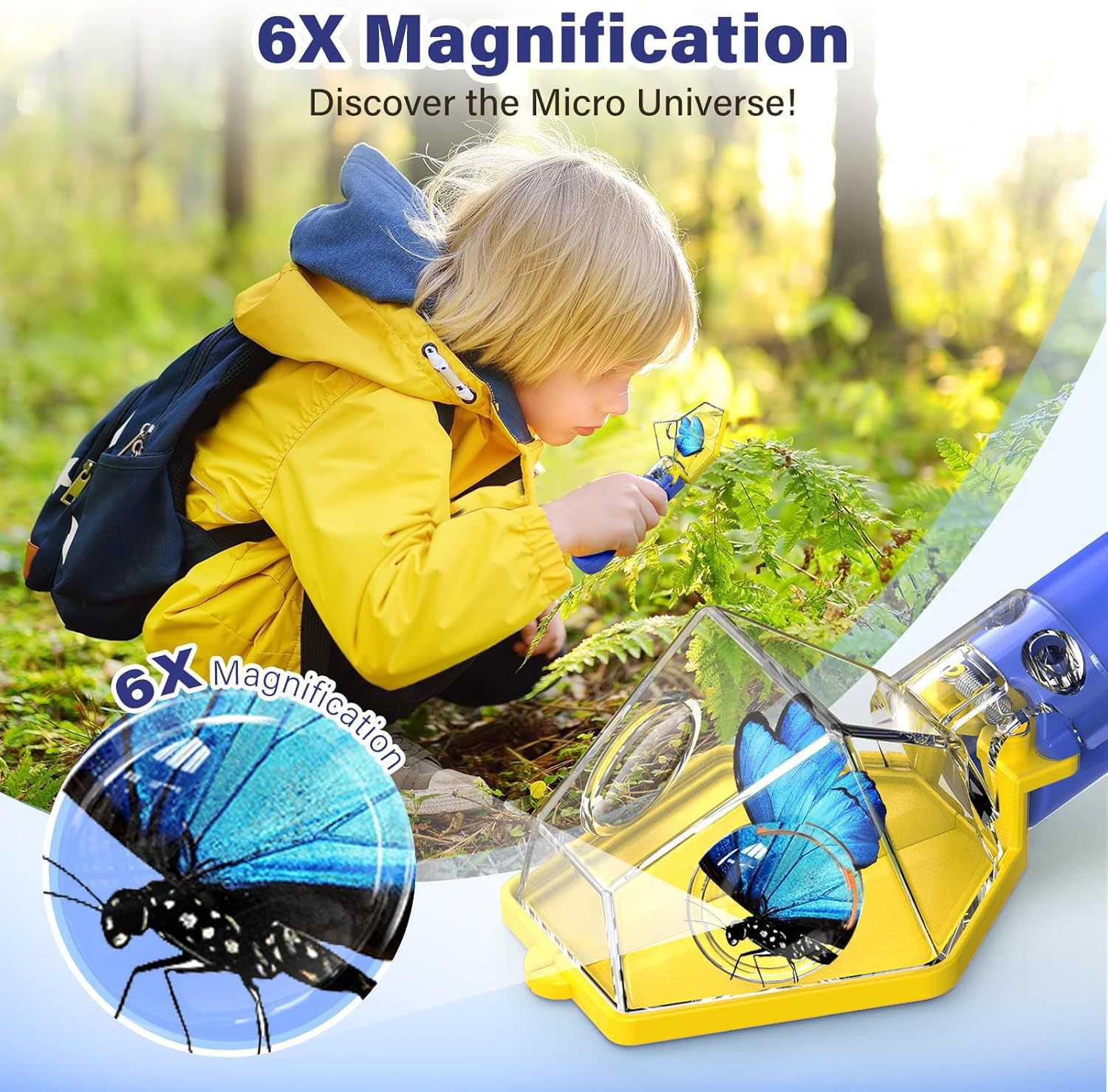 6X Büyüteçli Çocuk Böcek Yakal - Kids Educational Box incelemesi ve fiyatı